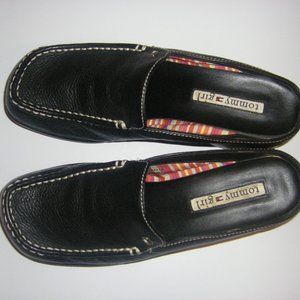Tommy Girl Black Clogs Mules Size 6M
